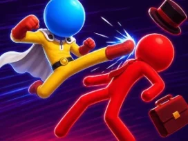 Boss Stickman Fighting Stick It